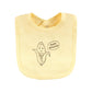 Touched By Nature Unisex Baby Organic Cotton Bibs, Peas And Thank You, One Size