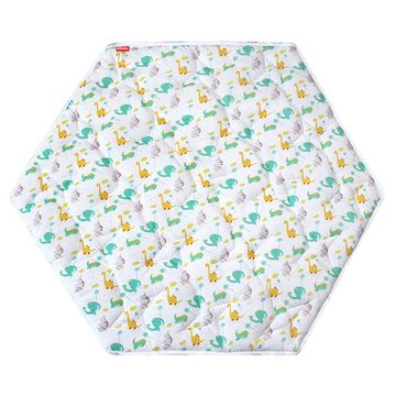 Hexagon Playpen Mat, Dinosaur Print Baby Playmat Kids Tent Mat Hexagon Rug Mat Suitable For Regalo My Play Portable Play Yard Si