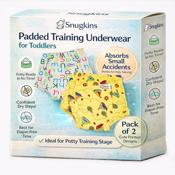 Snugkins Potty Training PullUp Pants | Padded Underwears For Babies/Kids/Toddlers. (In, Age, 2 Years, 3 Years, Pack Of 2  Boat