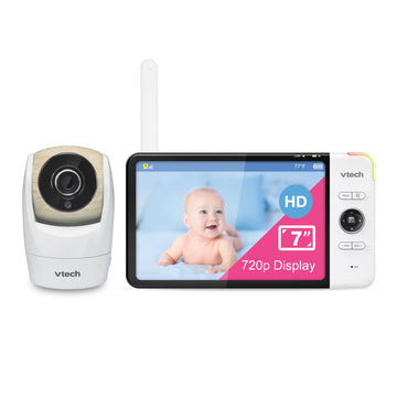 Vtech Vm919Hd (Upgraded) Video Monitor With 7'' 720P Screen,360 Panoramic Viewing, 110 Wide-Angle View,Night Vision, Up To 1000F