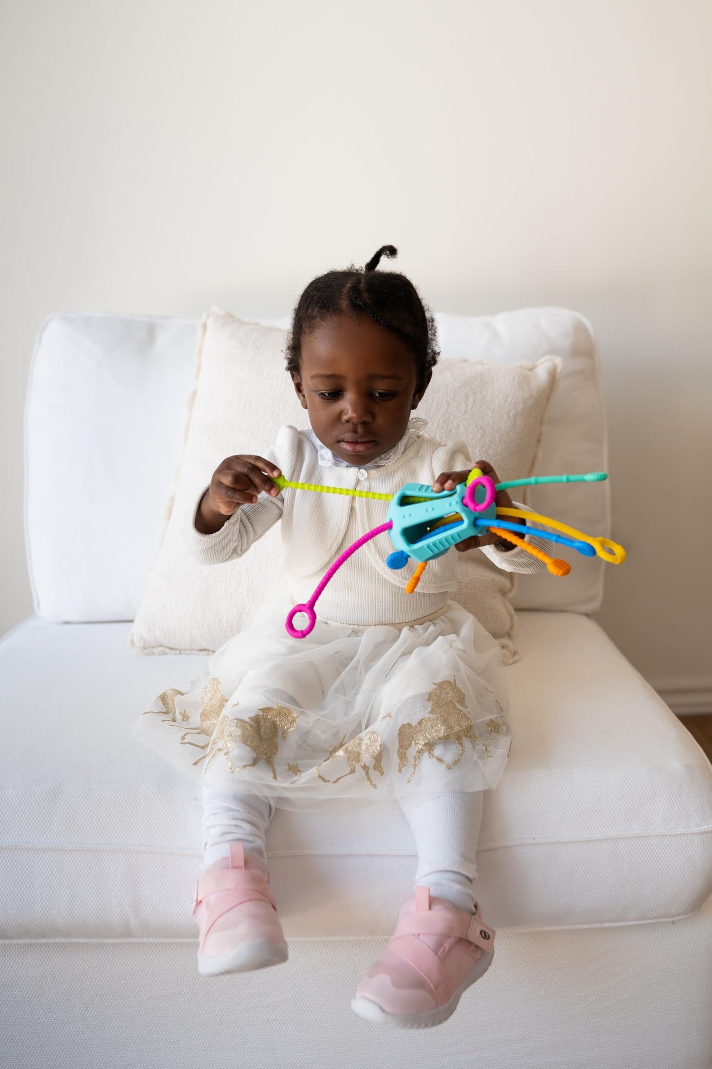 Mobi Zippee Activity Toy - Montessori Toys for 1 Year Old and Up, Sensory Toys for Toddlers, Made with Food Grade Silicone, BPA