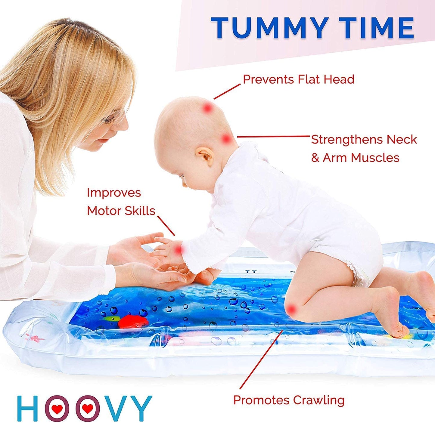 Tummy Time Water Mat Baby Water Play Mat, Fill N Fun Water Play Mat For Children And Infants, Fun Colorful, Play Mat Baby