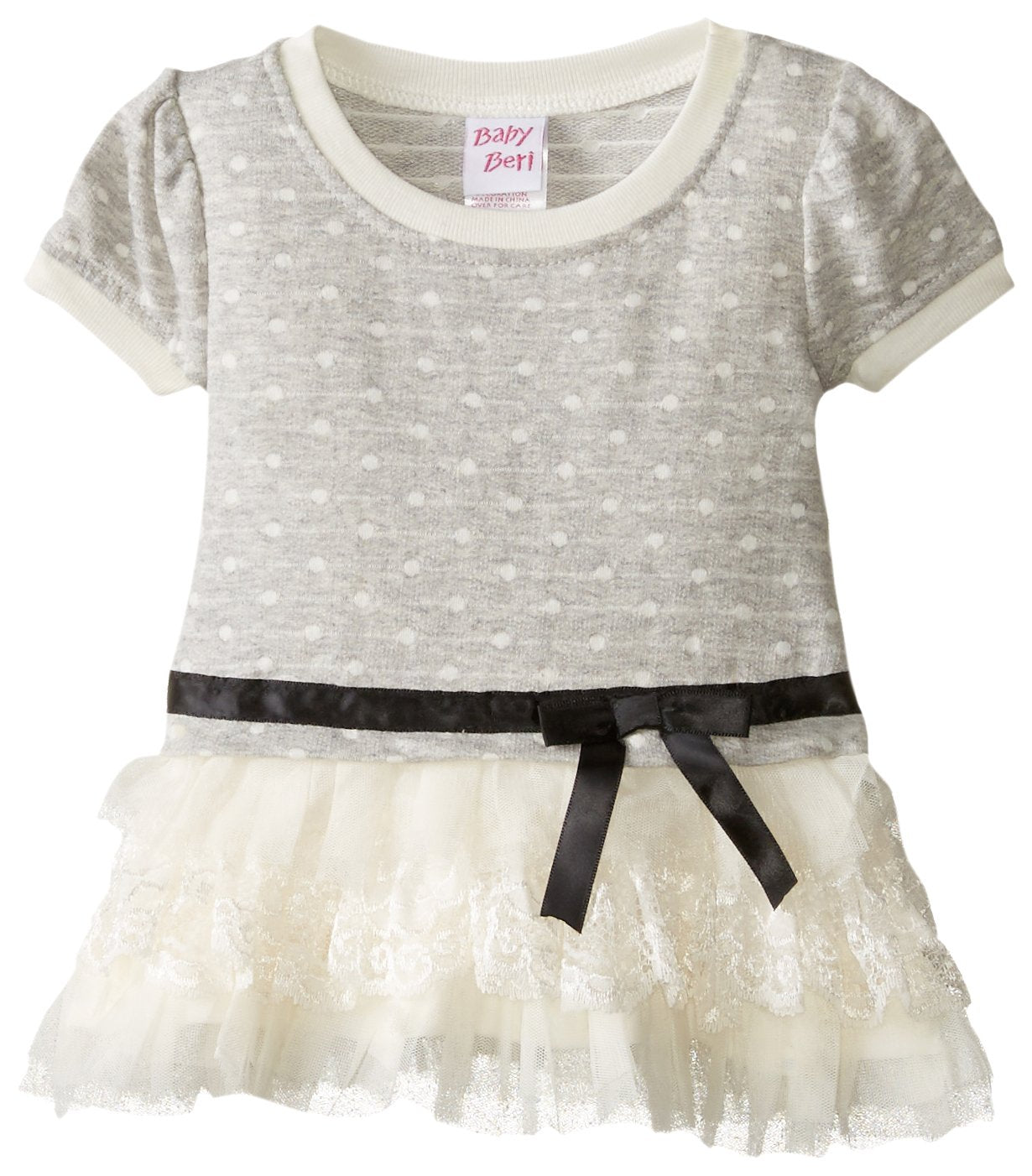 Blueberi Boulevard Baby Girls' Sweater Set, Cream, 3-6 Months
