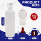 1000Ml Baby Lamb Milk Feeder Bottle With Handle And Detachable Nipple,Calf Sheep Lamb Bottles For Baby Lambs Feeding Nursing Bot