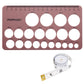 Momcozy Nipple Ruler For Flange Sizing, Soft & Flexible Silicone Measurement Tool For Breast Pump Sizing, Compatible With Momcoz