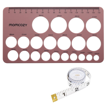 Momcozy Nipple Ruler For Flange Sizing, Soft & Flexible Silicone Measurement Tool For Breast Pump Sizing, Compatible With Momcoz