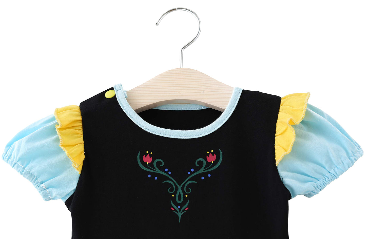 Dressy Daisy Ice Princess Dress Up Clothes Halloween Fancy Party Tulle Skirt Summer Outfit With Cape For Baby Girls Size 6-12 Mo