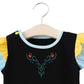 Dressy Daisy Ice Princess Dress Up Clothes Halloween Fancy Party Tulle Skirt Summer Outfit With Cape For Toddler Girls Size 3T,