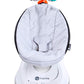 4moms RockaRoo Baby Rocker + Safety Strap Fastener, Compact with Front to Back Gliding Motion, Grey Classic
