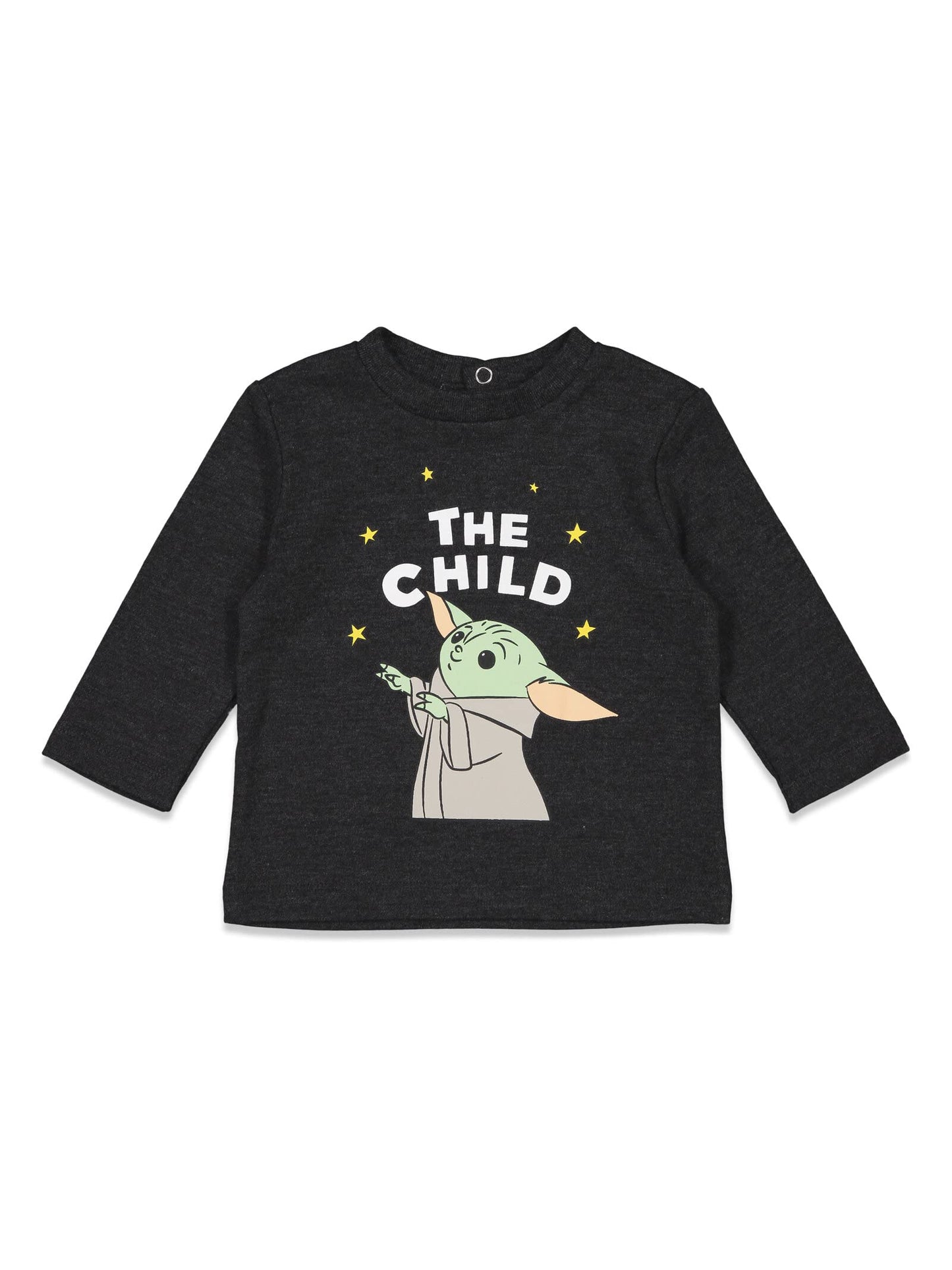 Star Wars The Mandalorian The Child Baby Boys 4 Piece Layette Set: Bodysuit T-Shirt Pants Mix N' Match 6-9 Months