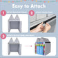 Seemees Play Panel For Modular Play Couch Childrens Play Panel For Toddler (Sofa Not Included) (Action & Play Trio)