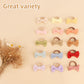 Toddler Hair Ties 2 Inches Cute Hair Bows For Girls 30 Pcs No Damage Elastic Hair Ties Girl Hair Accessories