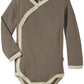 Babysoy Baby Eco Essential Kimono Bodysuit, Thunder, 1218 Months
