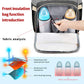 Diaper Bag Backpack For Women, Baby Bags For Girls,Diaper Bag With Changing Pad, And Insulated Pockets (Dark Grey +Light Grey)