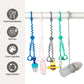 Baby Toy Straps - 1 Drag 2 Design For Toy Safety - 5 Food-Grade Silicone Straps For Strollers, High Chairs, Cribs & Car Seats -