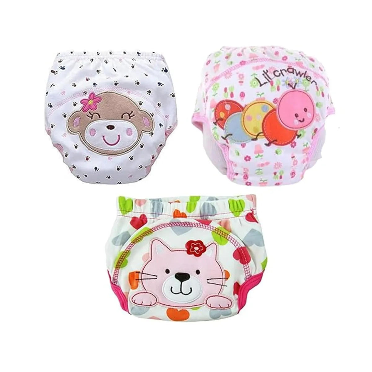 Smile Baby Training Pants For Babies Pull Up Unisex Trainers. (In, Age, 6 Months, 12 Months, Regular, Monkey Lit Cow)