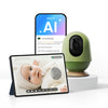 MONAI Security WiFi Baby Monitor with 3K UHD Camera and Audio, Cry/Sleep/Face-Covered Detection, Virtual Safety Fence, AI Parent