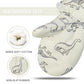 Fynnsure Toddler Mittens Lined Fleece Snow Gloves For Boys Girls Kids Winter Ski Gloves Baby Mittens Ivory White 4-6 Years