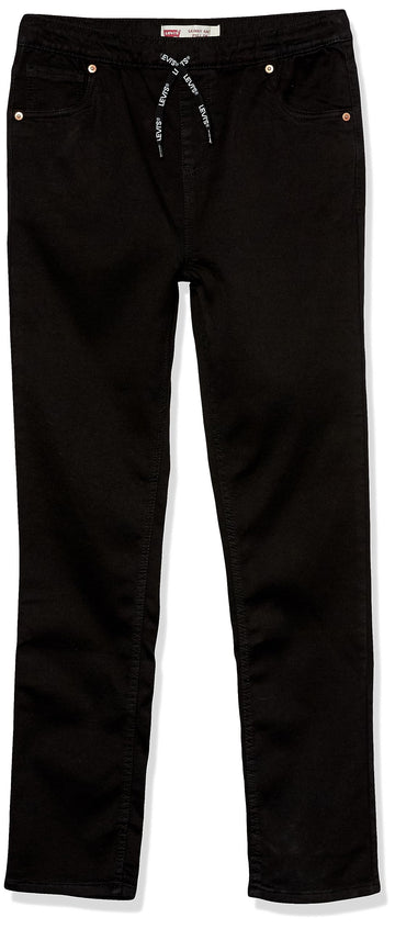 Levi'S Boys' Skinny Fit Pull On Jeans, Black, 3T