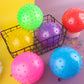 LOVEINUSA 6PCS Bounce Balls with Pump, Knobby Balls 7inch Sensory Balls Spiky Massage Balls for Babies Toddlers