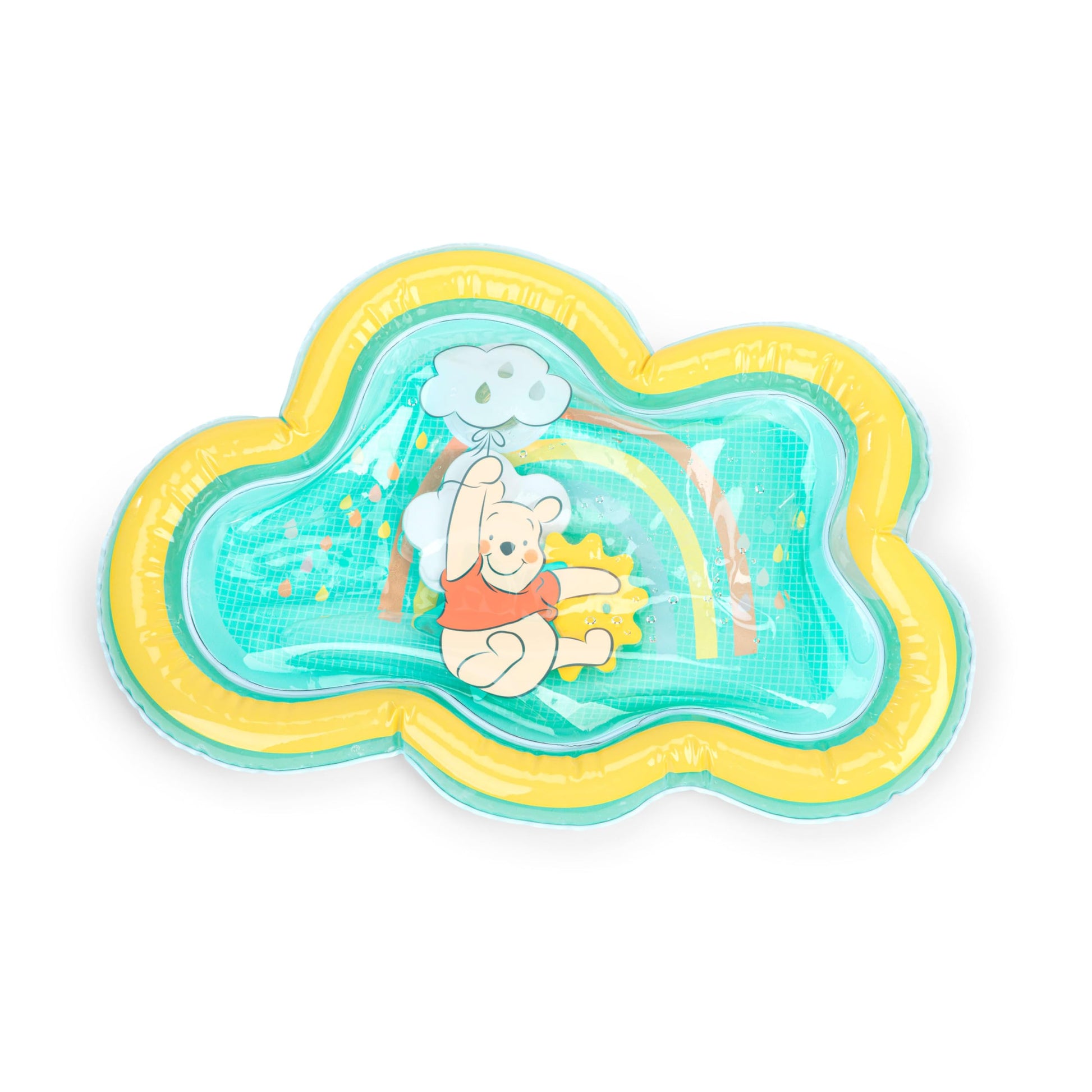 Bright Starts Disney Baby Winnie The Pooh Once Upon a Water Mat, Blue, Unisex, Newborn +