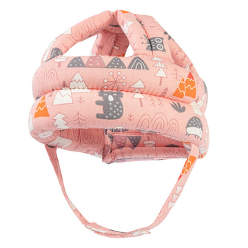 Simplicity Baby Head Protector Infant Helmet Baby Safety Helmet Baby Helmet For Crawling Walking Toddler Soft Helmet, Pink Fores