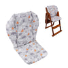 Myusbest Baby High Chair Cushion, Thick Pad For Wooden High Chair, Baby Dining Chair Liner Mat(Er Mat(Grey Forest)