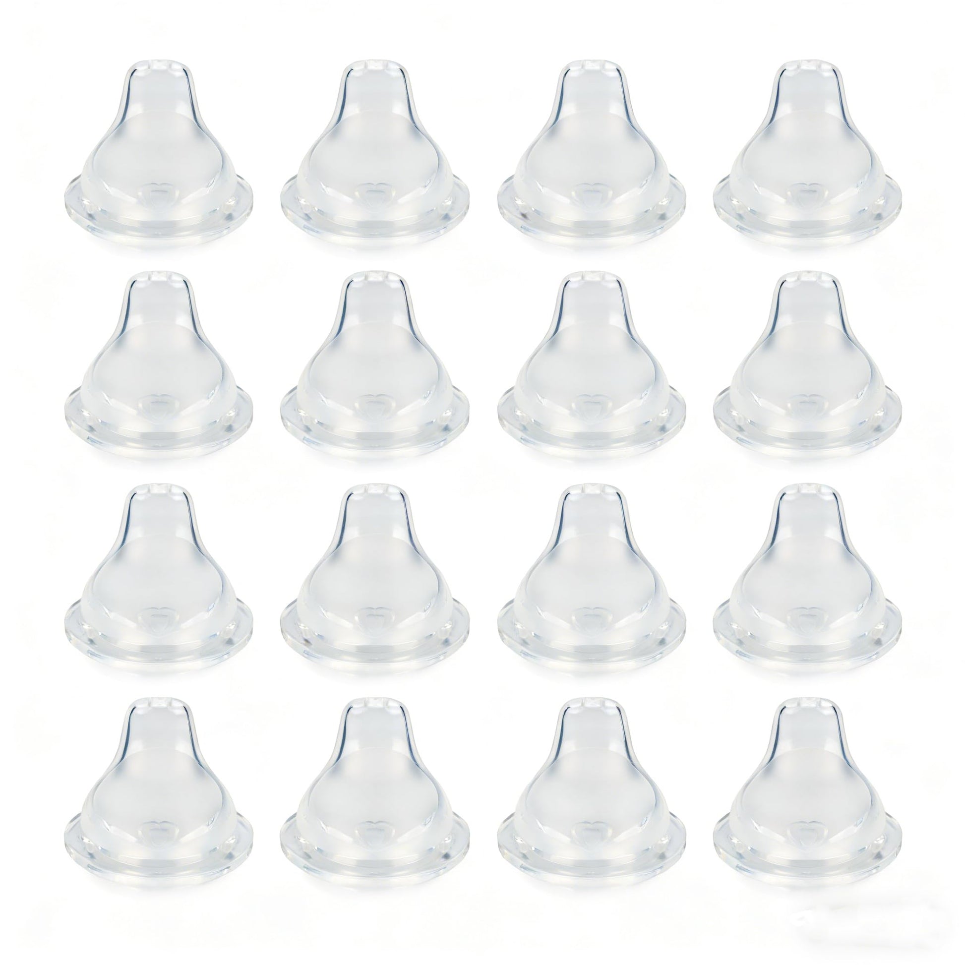 12 Count Silicone Spout Nipples for NUK Active and Learner Cups, Silicone Replacement Nipple,6+ Months
