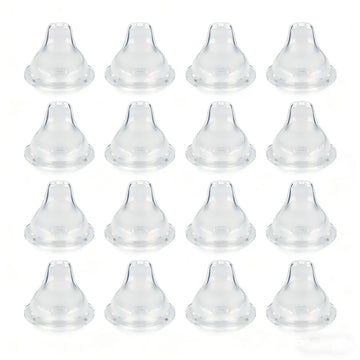 12 Count Silicone Spout Nipples for NUK Active and Learner Cups, Silicone Replacement Nipple,6+ Months