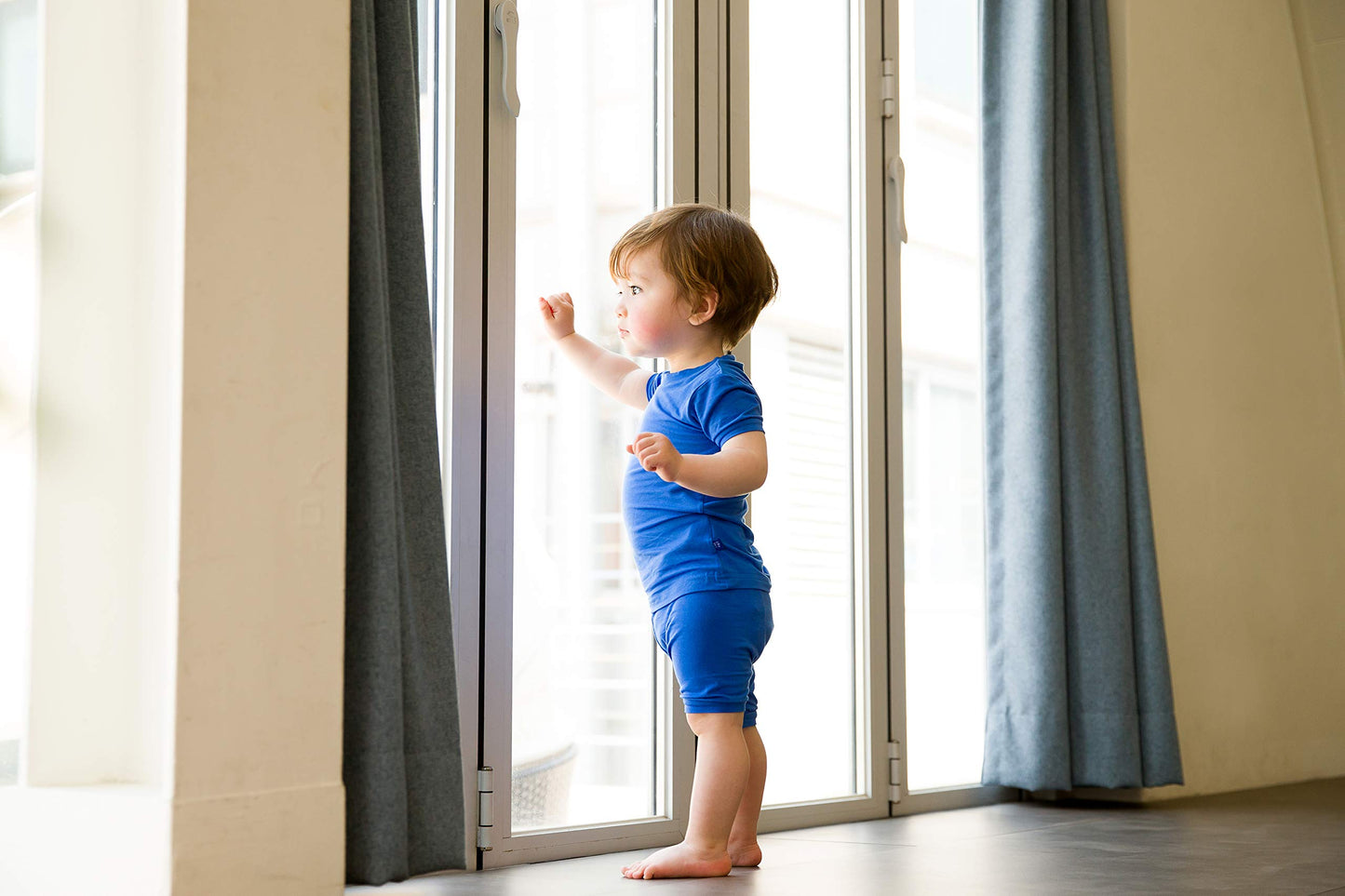 Vaenait Baby Infant Kids Toddler Short Sleeve Sleepwear Pajamas 2Pcs Set Colorful Blue S