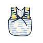 Bapronbaby Pineapple Stripes Bapron - No Neck Tie Safer Bib For Baby & Toddler - Soft Waterproof Stain Resistant - Machine Washa