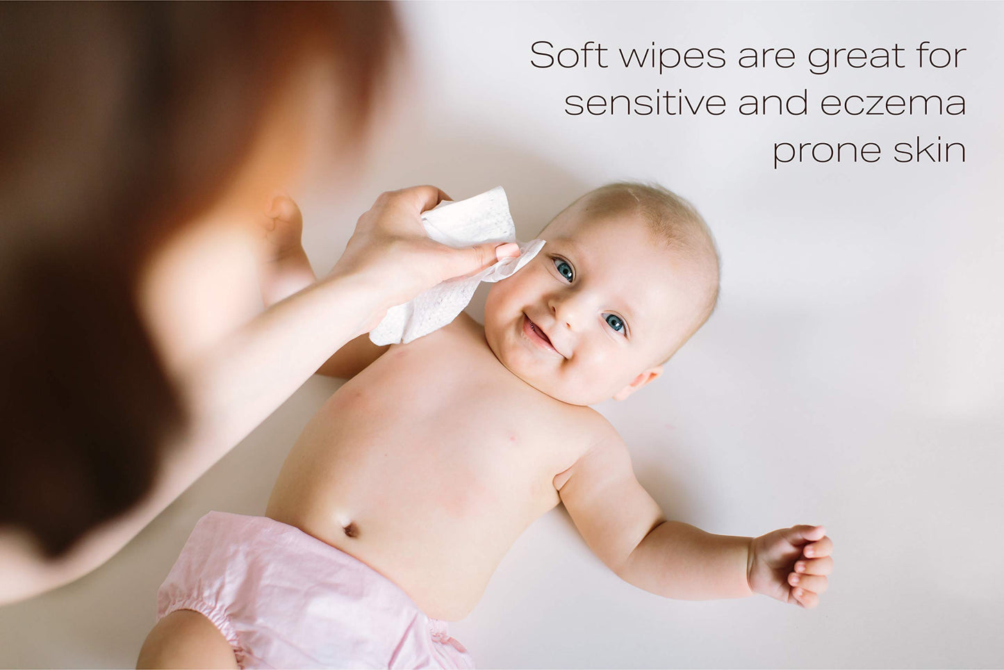 Baby Wipes By Md Moms - Sensitive Eczema Approved Hypoallergenic Cleansing Towelettes For Sensitive Skin (12 Ct Travel Pouch)