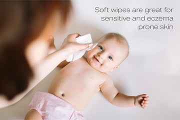 Baby Wipes By Md Moms - Sensitive Eczema Approved Hypoallergenic Cleansing Towelettes For Sensitive Skin (12 Ct Travel Pouch)
