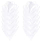 Touched By Nature Unisex Baby Organic Cotton Bandana Bibs, White, One Size