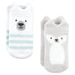 Hudson Baby Unisex Baby Cotton Rich Newborn And Terry Socks, Arctic Animals, 0-6 Months