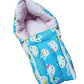 Mom & Son 2 In 1 BabyS Cotton Sleeping And Carry Bag (06 Months, Sky Kitty), Lightweight