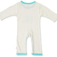 Babysoy Unisex Organi Baby Onepiece Bodysuit (0-3 Months, Octopus)