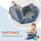 Deygia Kids Travel Bed, Removable Kids Floor Bed, Portable Travel Toddler Bed For Napping, Camping, Traveling For Kids 2-8 Years