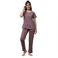 DZZO Girls and Kids Cotton Printed Pyjama Set | Printed | Pink Colour | Cotton | Nightwear | Sleepwear | Trendy Nightsuit Set fo