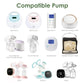 Maymom Duckbill Valve With Pull Tab Compatible With Medela/Spectra/Avent Scf332/334/394/391/430/330/Motif Luna; Replacement Valv