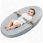 Baby Diaper Changing Pad, Wipeable Baby Changing Pad for Dresser, Contoured Waterproof Changing Pad with PU Cover, Non-Slip Safe