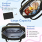 Mommore Diaper Bag Tote Large Expandable Baby Travel Tote For 2 Kids Twins, Quilted Hospital Bag For Mom, Weekender