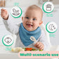 Elliehouse Baby Bibs 10 Pack Teething Drool Muslin Cotton Absorbent Soft Bibs For Infant Toddler Essentials