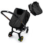 Waterproof Baby Car Seat Cover for Doona, Carseat Cover with Plush Dot Lining for Cold Wet Weather, Infant Car Seat Canopy with 