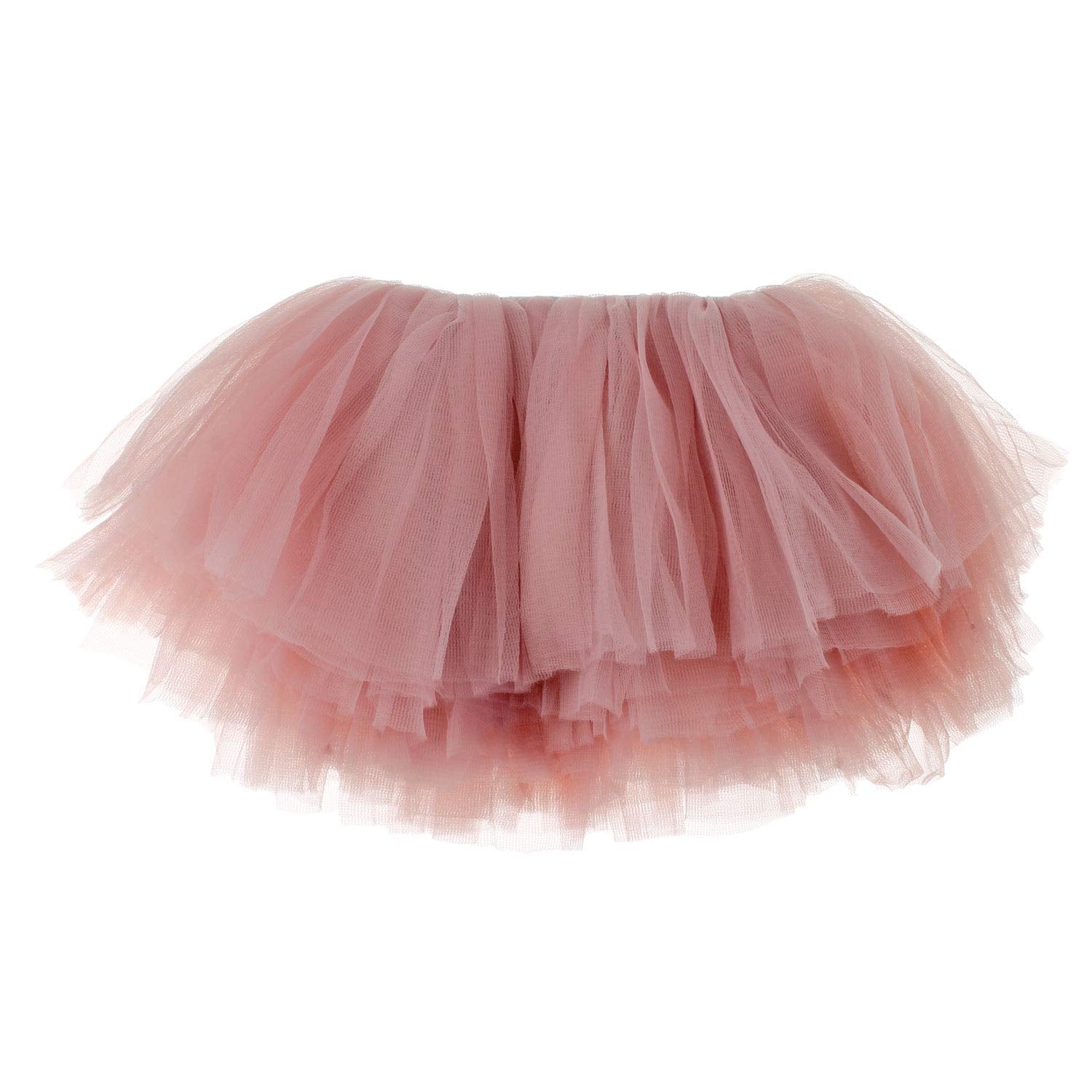 My Lello Dusty Rose Baby Tutu Short Ballet Skirt 10-Layer (Newborn - 3Mo.)