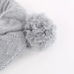 Connectyle Infant Baby Fleece Lined Beanie Skull Cap With Earflap Knit Kids Hat Beanies Cap S Grey
