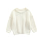 Infant Toddler Baby Girl Boy Knit Sweater Pullover Sweatshirt Long Sleeve Shirt Tops Knitted Fall Winter Clothes (White, 6-9 Mon