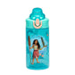 Zak Designs Disney Moana Sage Kids Water Bottle For School Or Travel, 16Oz Durable Plastic Water Bottle With Straw, Handle, And