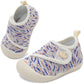 FEETCITY Wide Baby Shoes Barefoot Infant First Walker Shoe Newborn Crib Shoes Lightweight Infant Sneakers Slip On Toddler Sneake