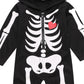 Lensous Baby Boy'S Skeleton Halloween Costume Long Sleeve Hoodie (0-3 Months, Black01)